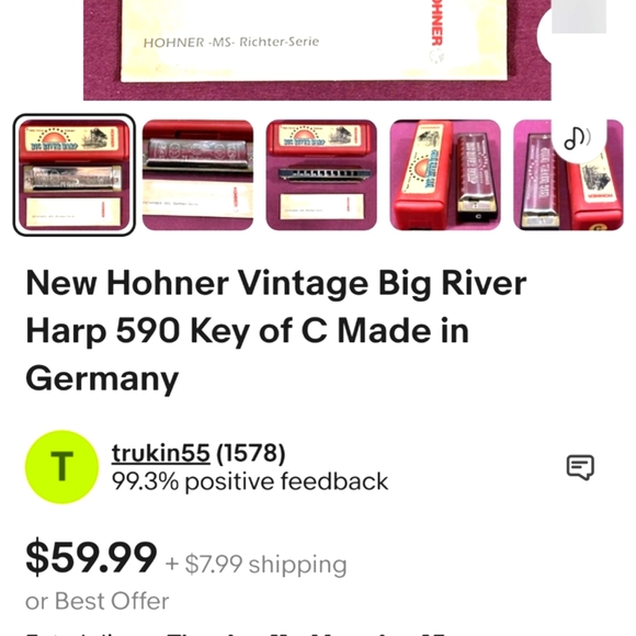 Big River Harp Other - Big River Harp Harmonica
